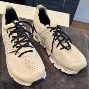 On Running White and Black Sneakers